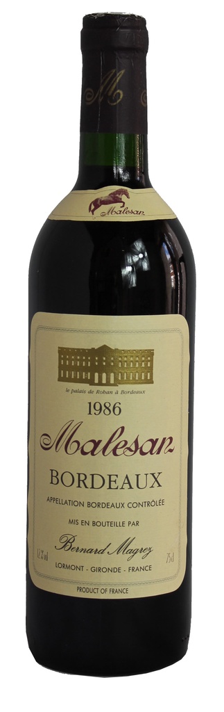 Chateau Malesan 1986 Bordeaux- Bernard Magrez | Vintage Wine and Port